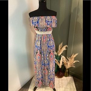 Strapless Maxi Dress